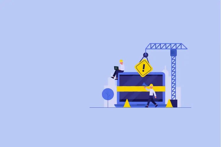 Under construction illustration
